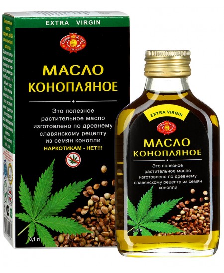 Конопляное Масло Golden Kings нерафинированное 100мл в стекле